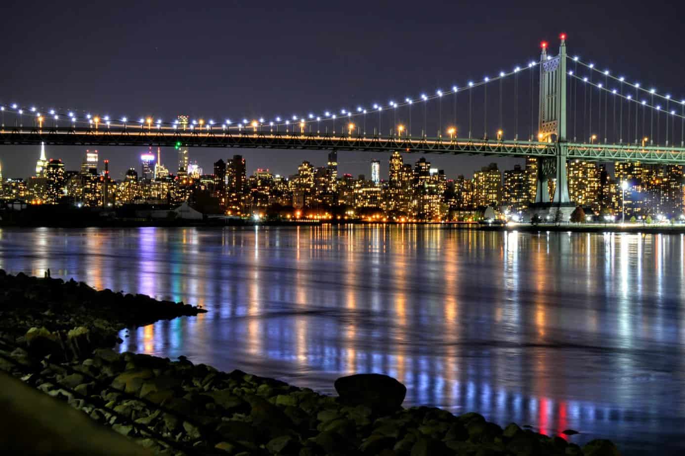 city of new york at night
